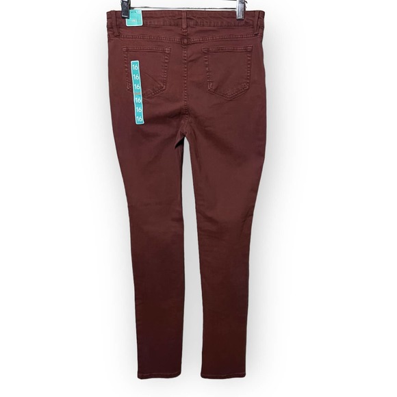 Copper Key Women's Terracotta High-Rise Denim Super Stretch Skinny Jean Size 16 - Picture 2 of 12